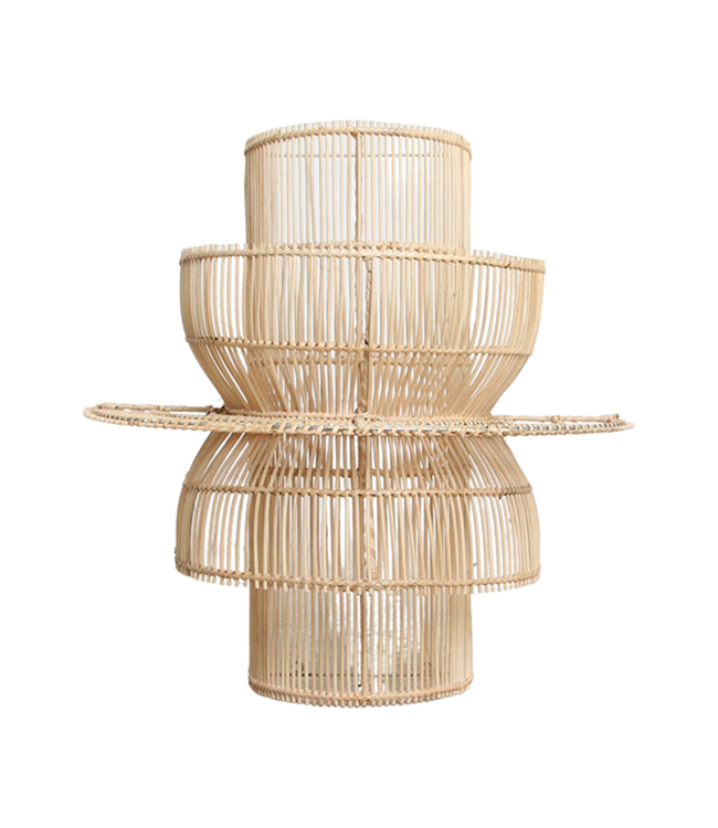 Raw Materials Amsterdam Saturn rotan wandlamp H55xB52xL33 cm