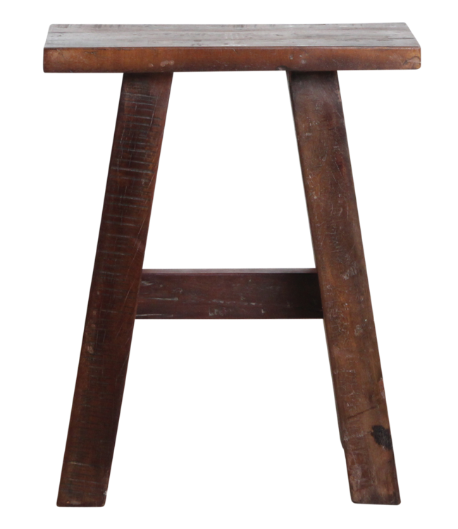 Raw Materials Amsterdam Bruin 'Bushalte' Bankje Medium 45 x 50 x 20 Cm