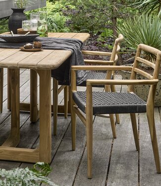 Raw Materials Amsterdam Verano Tuinstoel Met Armleuning Zwart