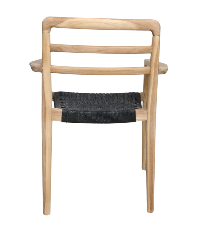 Raw Materials Amsterdam Verano Tuinstoel Met Armleuning Zwart