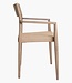 Raw Materials Amsterdam a Tuinstoel Met Armleuning Naturel - Licht Teakhout