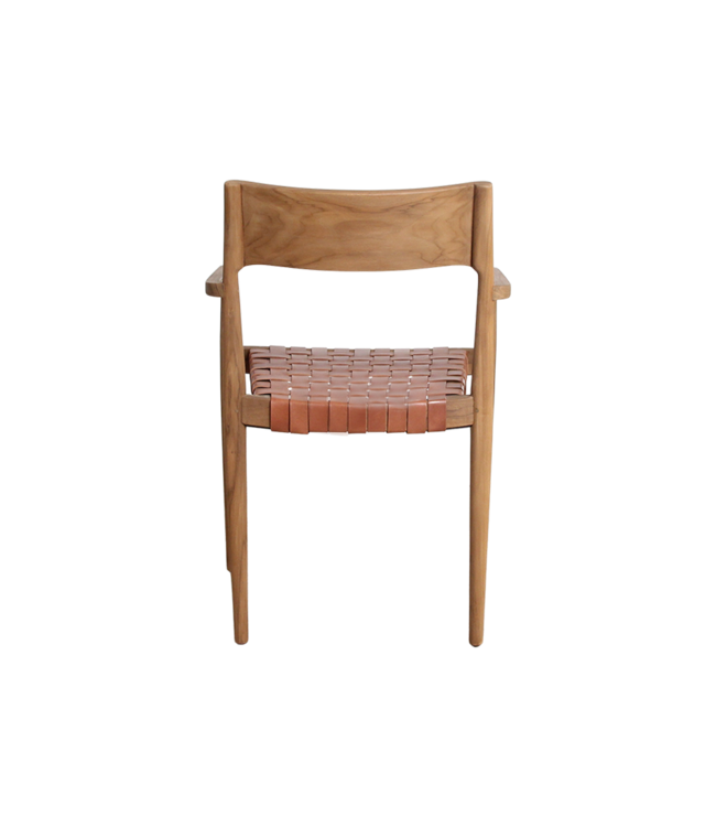 Raw Materials Amsterdam Freya Eetkamerstoel Met Armleuning Bruin