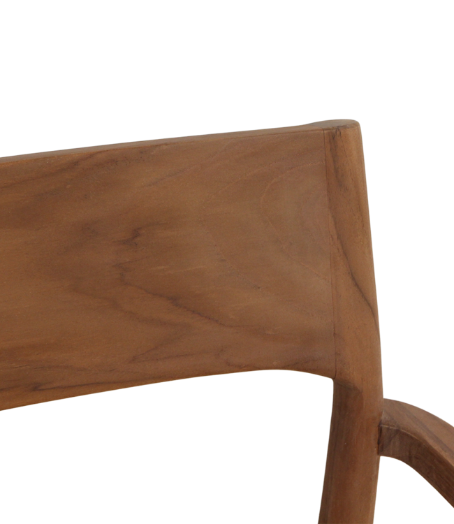 Raw Materials Amsterdam Freya Eetkamerstoel Met Armleuning Bruin