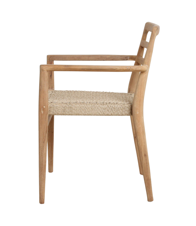 Raw Materials Amsterdam Verano Tuinstoel Met Armleuning Teakhout/Touw