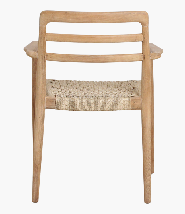 Raw Materials Amsterdam Verano Tuinstoel Met Armleuning Teakhout/Touw