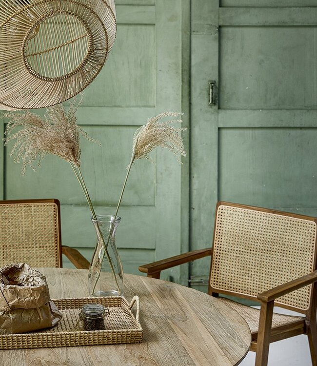 Raw Materials Amsterdam Nova Eetkamerstoel Met Armleuning Hout/Rotan