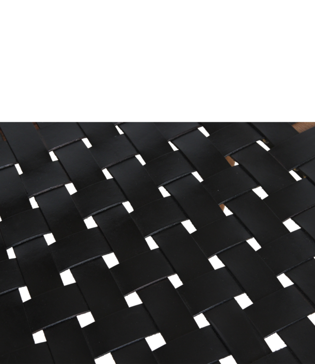 Raw Materials Amsterdam Freya Eetkamerstoel Zwart Leer Hout