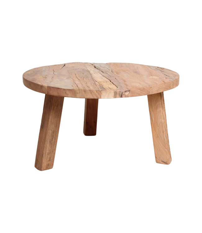 Raw Materials Amsterdam Farmwood Hergebruikt Salontafel Rond 70 x 38 Cm