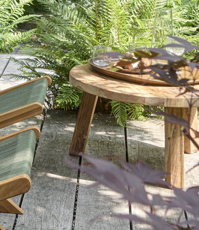 Raw Materials Amsterdam Farmwood Hergebruikt Salontafel Rond 70 x 38 Cm