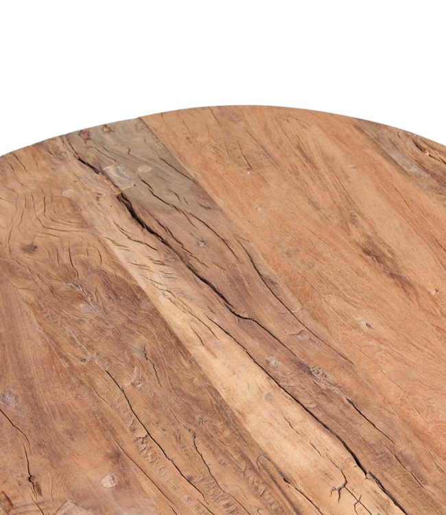 Raw Materials Amsterdam Farmwood Hergebruikt Salontafel Rond 70 x 38 Cm