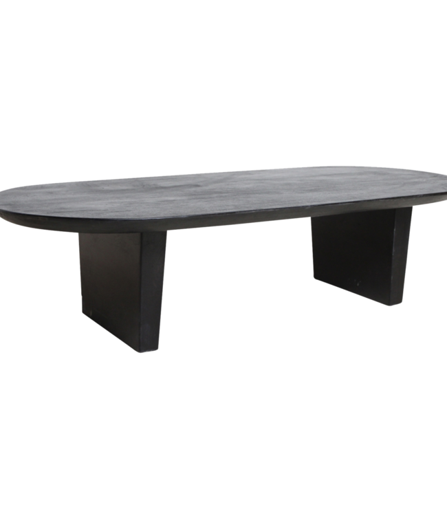 Raw Materials Amsterdam Bullnose Salontafel Zwart 140 x 60 x 35 Cm