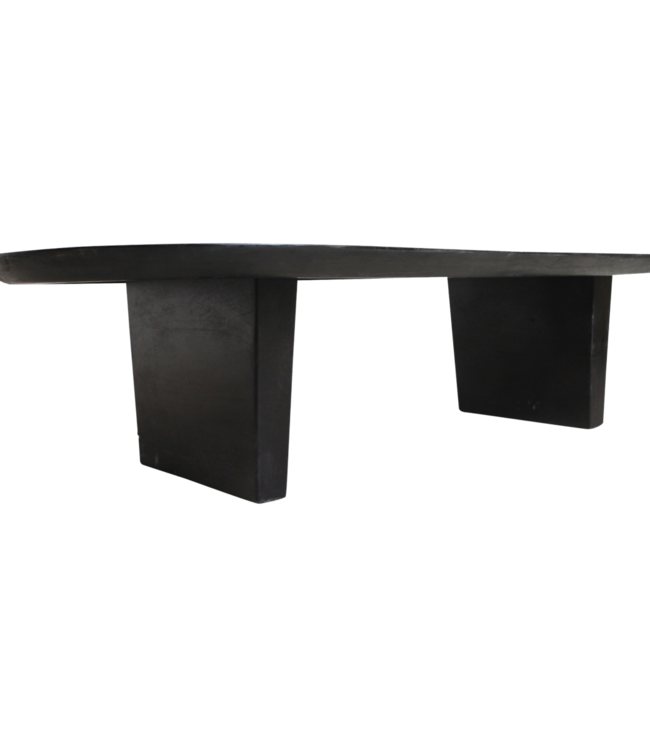 Raw Materials Amsterdam Bullnose Salontafel Zwart 140 x 60 x 35 Cm