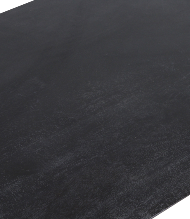 Raw Materials Amsterdam Bullnose Salontafel Zwart 140 x 60 x 35 Cm