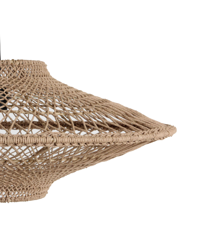 Raw Materials Amsterdam Corda hanglamp naturel large B80xH37xD80 cm