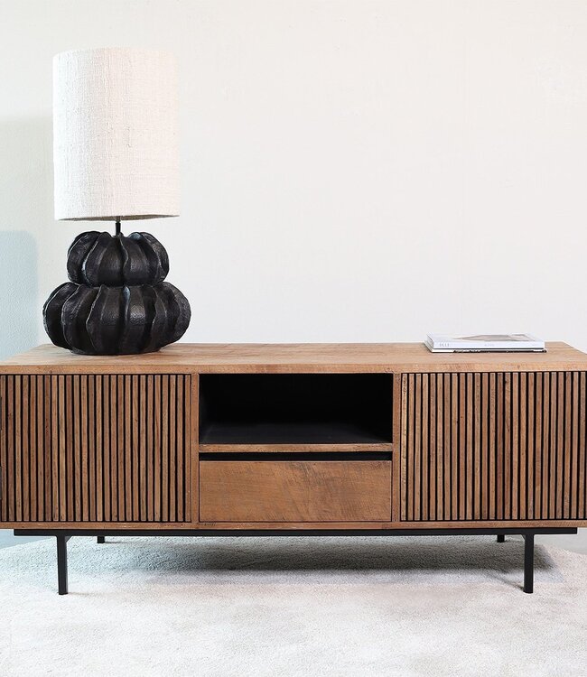 Raw Materials Amsterdam Rhythm Tv-Meubel Naturel 140 x 55 x 45 Cm