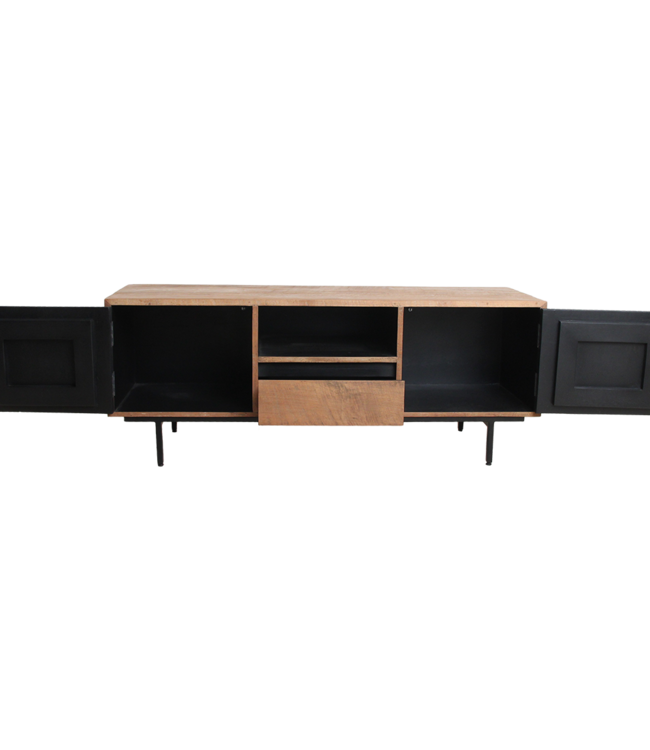 Raw Materials Amsterdam Rhythm Tv-Meubel Naturel 140 x 55 x 45 Cm