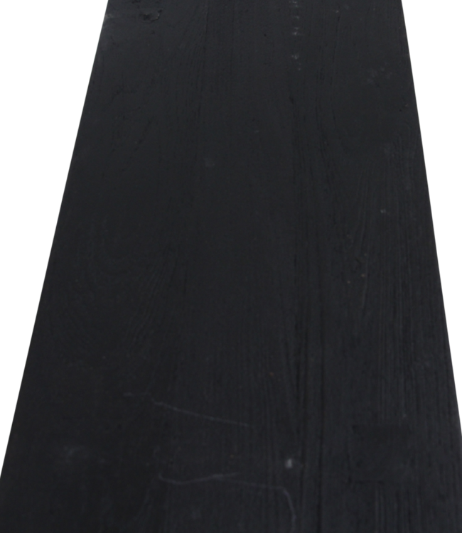 Raw Materials Amsterdam Zwart 'Bushalte' bankje Large 85 x 50 x 20 Cm