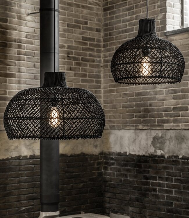 Raw Materials Amsterdam Maze hanglamp zwart small B42xH36xL42