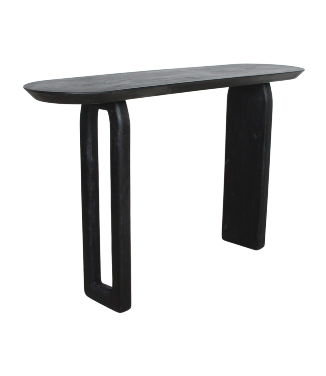 Raw Materials Amsterdam Bullnose Consoletafel Zwart 140 x 80 x 35 Cm