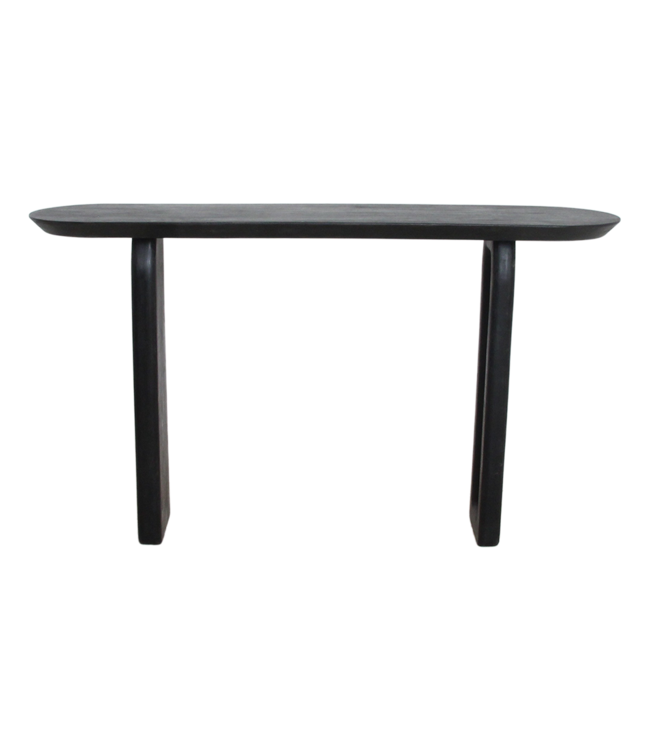 Raw Materials Amsterdam Bullnose Consoletafel Zwart 140 x 80 x 35 Cm
