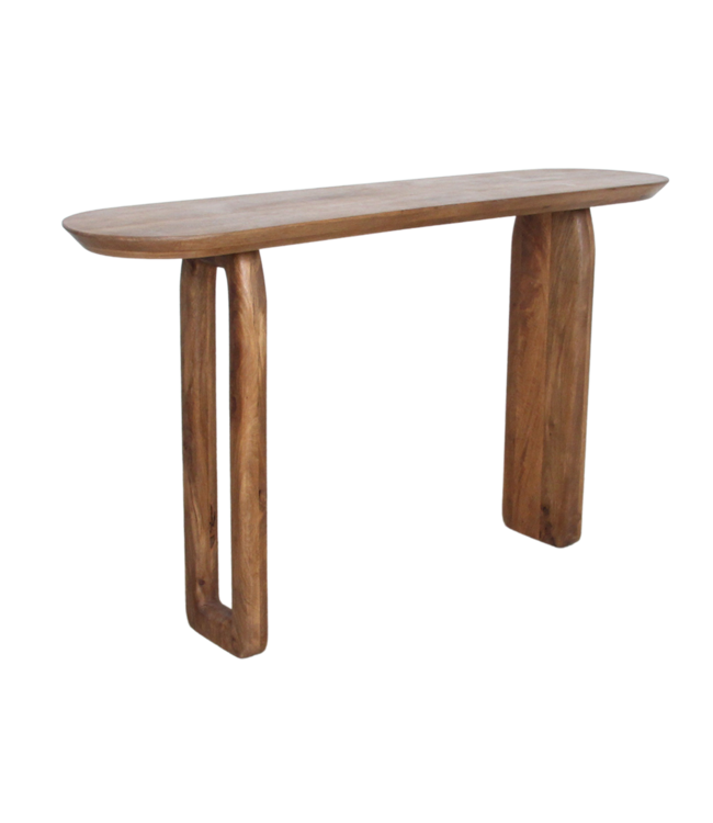 Raw Materials Amsterdam Bullnose Consoletafel Bruin 140 x 80 x 35 Cm