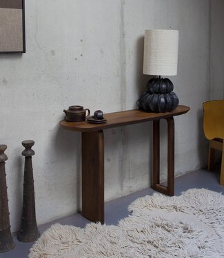 Raw Materials Amsterdam Bullnose Consoletafel Bruin 140 x 80 x 35 Cm