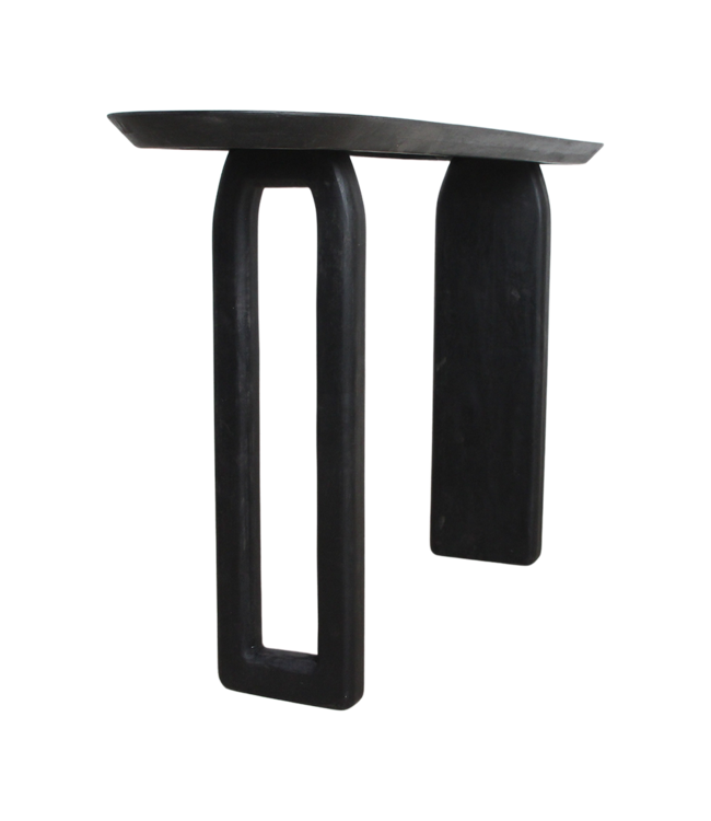 Raw Materials Amsterdam Bullnose Consoletafel Zwart 140 x 80 x 35 Cm