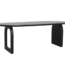 Raw Materials Amsterdam Bullnose Eettafel Zwart Mix Onderstel 180/200/240 Cm