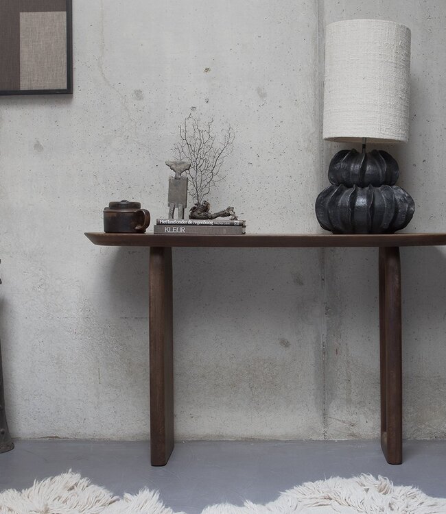 Raw Materials Amsterdam Bullnose Consoletafel Bruin 140 x 80 x 35 Cm