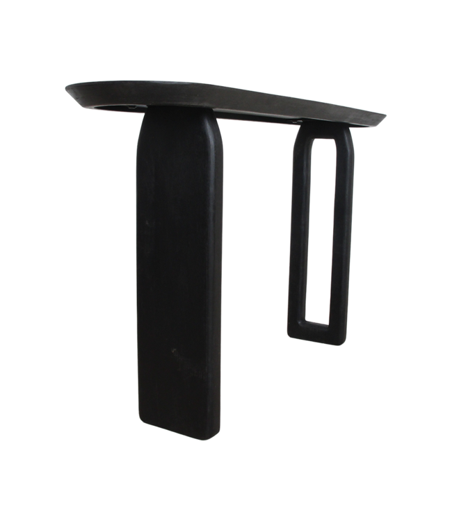 Raw Materials Amsterdam Bullnose Consoletafel Zwart 140 x 80 x 35 Cm