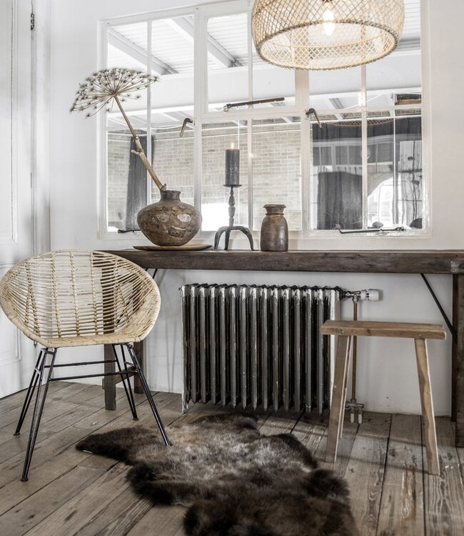 Raw Materials Amsterdam Console Tafel Opklapbaar Bruin 165 x76 x 40 Cm