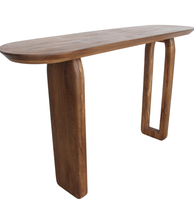 Raw Materials Amsterdam Bullnose Consoletafel Bruin 140 x 80 x 35 Cm