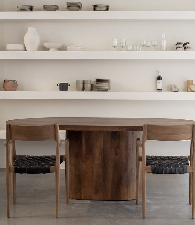 Raw Materials Amsterdam Bullnose Langwerpige Eettafel 180/200/240 cm