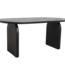 Raw Materials Amsterdam Bullnose Eettafel Zwart Gesloten Onderstel 180/200/240 Cm
