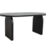 Raw Materials Amsterdam Bullnose Eettafel Zwart Gesloten Onderstel 180/200/240 Cm