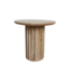 Raw Materials Amsterdam Bullnose Bijzettafel Naturel 50 x 48 cm