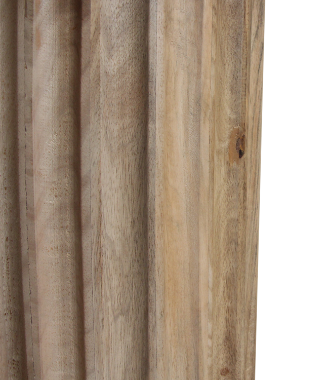 Raw Materials Amsterdam Bullnose Bijzettafel Naturel 50 x 48 cm