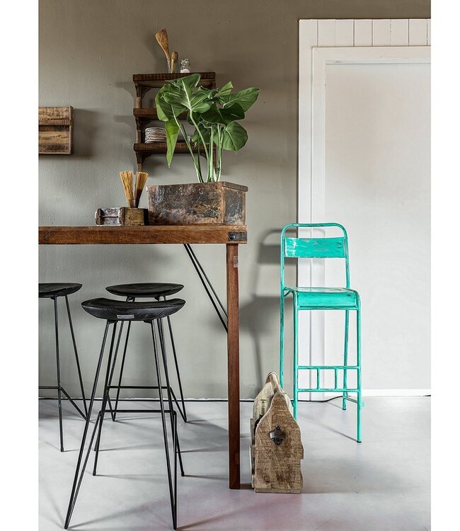 Raw Materials Amsterdam Markt Bartafel Bruin Opklapbaar 170 x 107 x60 Cm