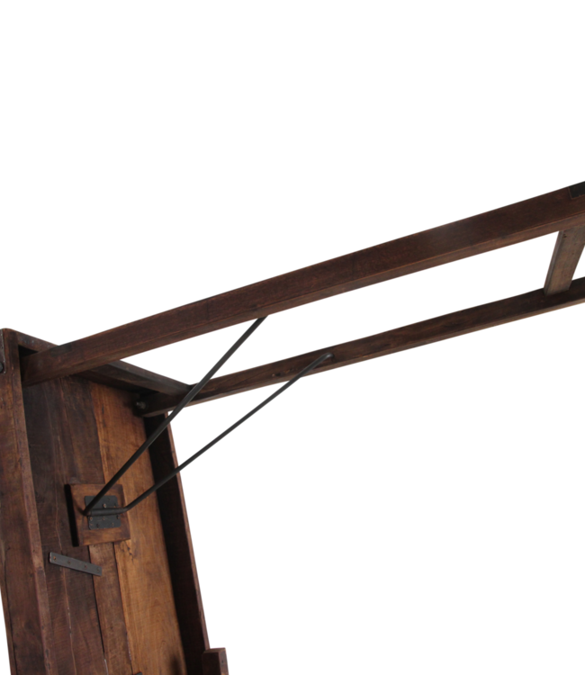 Raw Materials Amsterdam Markt Bartafel Bruin Opklapbaar 170 x 107 x60 Cm