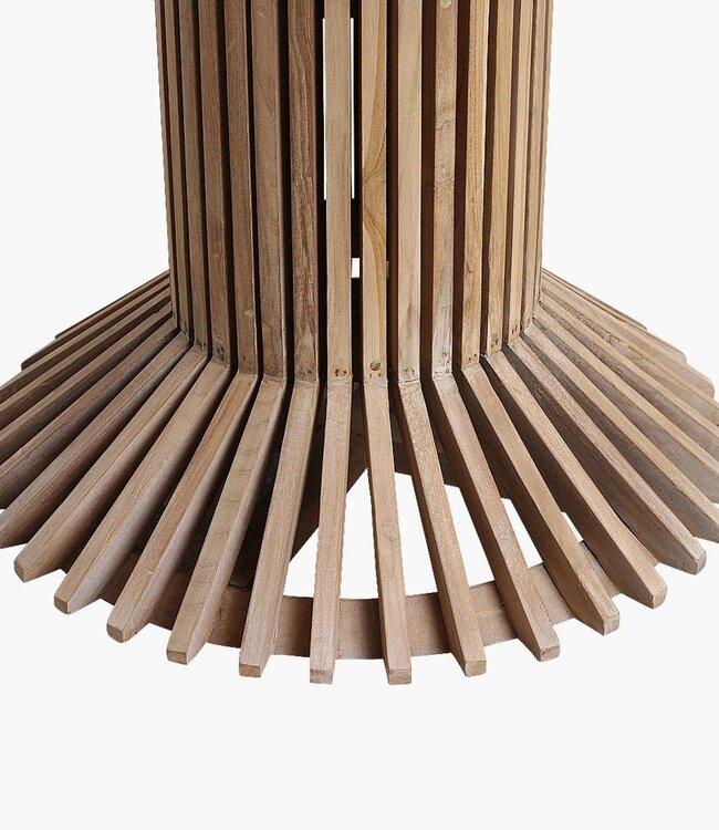 Raw Materials Amsterdam Eiffel Teakhouten Ronde Tafel 120/140 x 76 Cm