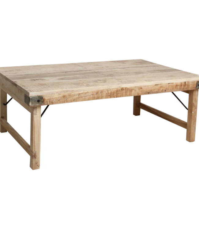 Raw Materials Amsterdam Limewash Salontafel Inklapbaar 120 x 75 x 45 cm
