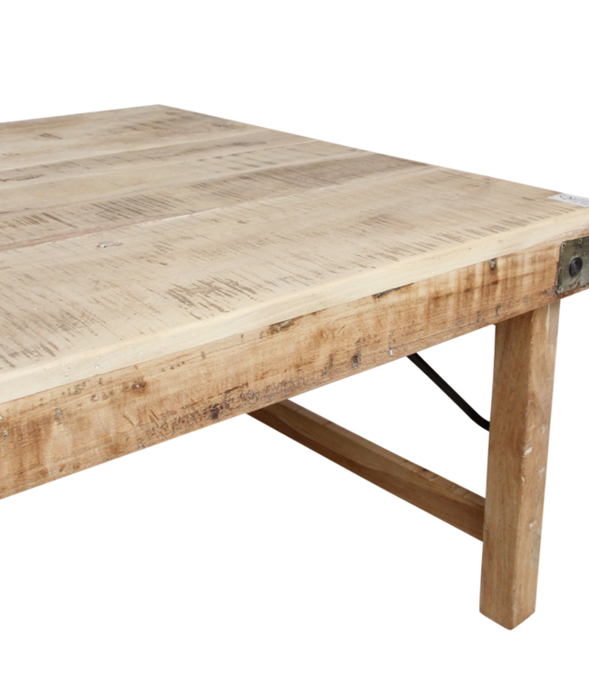 Raw Materials Amsterdam Limewash Salontafel Inklapbaar 120 x 75 x 45 cm