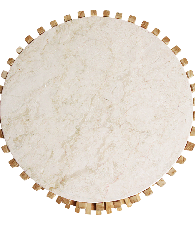 Raw Materials Amsterdam Infinity bijzettafel Hourglass 50 x 46 Cm