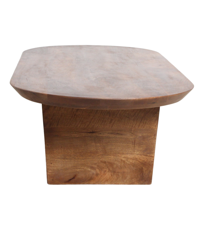 Raw Materials Amsterdam Bullnose Salontafel Bruin 140 x 60 x 35 Cm