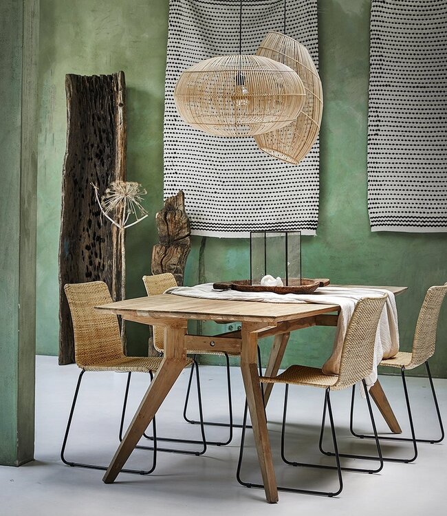 Raw Materials Amsterdam Studio Teakhouten Eettafel 200 & 240 Cm