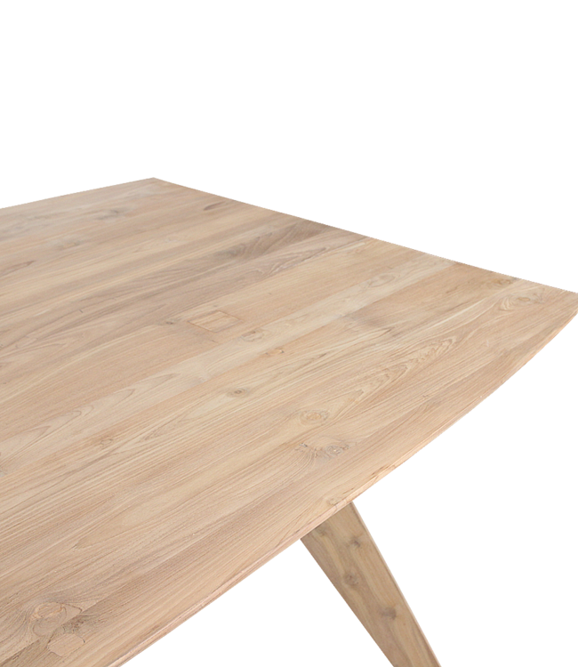 Raw Materials Amsterdam Studio Teakhouten Eettafel 200 & 240 Cm