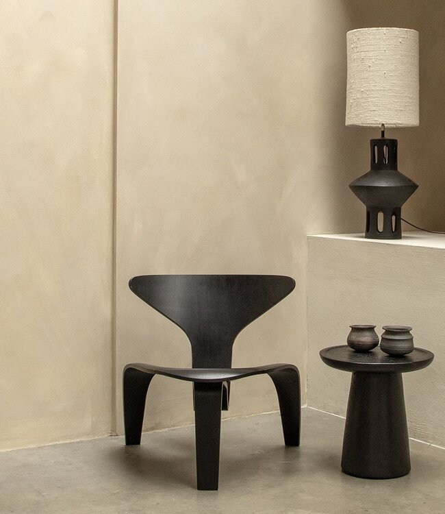 Raw Materials Amsterdam Nero bijzettafel 40 x 40 Cm Dusk