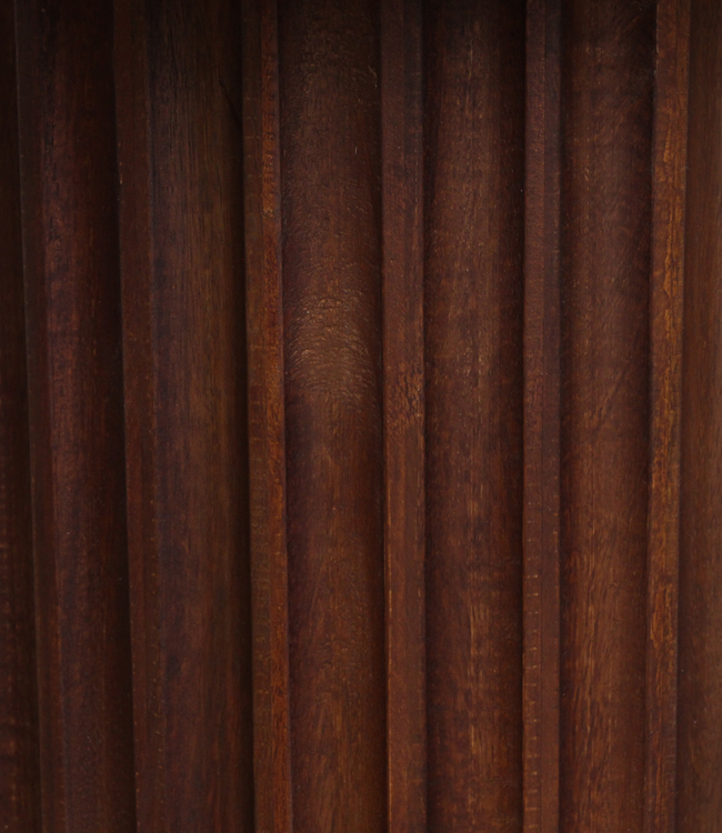 Raw Materials Amsterdam Bullnose bijzettafel bruin 55 x 40 cm