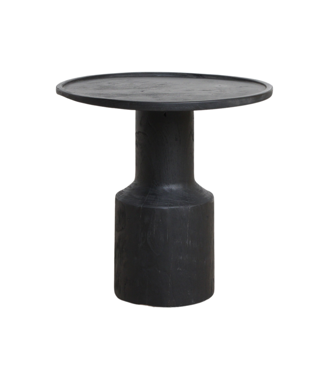 Raw Materials Amsterdam Nero bijzettafel 50 x 50 Cm Midnight