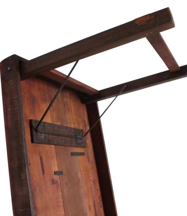 Raw Materials Amsterdam Eettafel bruin opklapbaar XL 190 x 80 x 76 Cm